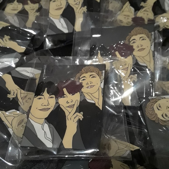 Other - Custom Made BTS Rap Line Enamel Pins